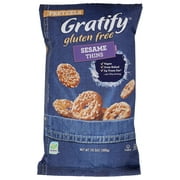 Gratify Gratify Gf Sesame Pretzel Thins 10.5 Ounce Pack Of 6