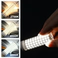 thumbnail image 2 of Bombillas LED para candelabro ALIDE E12, 10 W, 6000 K, 1200 lm, paquete de 5, 2 of 8