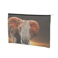 thumbnail image 2 of Haiem Elephant Sunset in Kenya Music Lover Merch Makeup Bag, Cosmetic Bag,Singer Fans Cosmetic Bag, Portable Stationary Storage Organizer, Travel Makeup Bag, 2 of 8