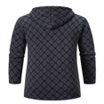 thumbnail image 2 of Cardigan pour Hommes, Cardigan à Fermeture Éclair, Manches Longues, Col Montant, Couleur Contrastée, 2 of 3