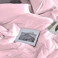 thumbnail image 6 of 3 Piece New Fluffy Pattern Comforter Set, 800 TC, 100% Egyptian Cotton, Full/Queen Size Light Pink Solid, 6 of 6