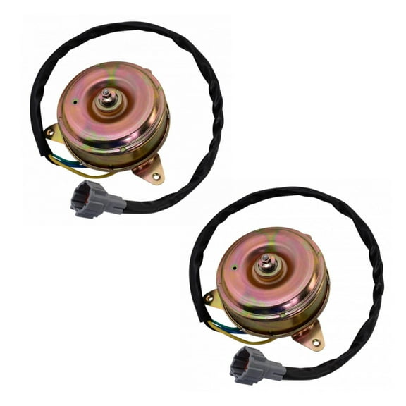 TRQ Radiator Cooling Fan Motor Set LH & RH Sides for Infiniti G35 Nissan 350Z RFA80159