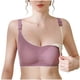 thumbnail image 5 of Señoras Traceless Cómodo Seda de hielo Transpirable Sin anillo de acero Hebilla frontal Sujetador de lactancia Ropa interior de mujer Fridja nalpqowj36999, 5 of 9