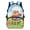 Beaver Watermelon Print, variant on Uourmeti Golf Lava Crack Pattern 17 Inch Bookbag for Kids, Polyester Fabric Breathable Smooth Zipper Large Capacity Backpack for School