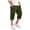 14#Army Green, variant on Boys Cargo Shorts (Sizes 6-16Years) | Cotton Belted Twill Cargo Shorts for Kids, Teen & Youth