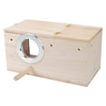 thumbnail image 5 of CarpNettore Wooden Bird House Bluebird House Breeding Rustic DIY Paintable Chickadee Box for Right Opening, 5 of 8