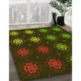 thumbnail image 3 of Ahgly Company Machine Washable Indoor Rectangle Transitional Black Brown Area Rugs, 6' x 9', 3 of 7