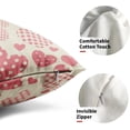 thumbnail image 3 of Valentines Day Lumbar Pillow Covers 12x20 Set of 2 Buffalo Plaid Dots Stripes Pink Love Heart Print Decorative Throw Pillows Rustic Valentine's Day Pillow Cases Decor for Couch Sofa Bed, 3 of 6