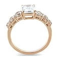 thumbnail image 2 of Rose Gold Womens Ring Anillo Para Mujer Stainless Steel Ring Ankara Clear, 2 of 5