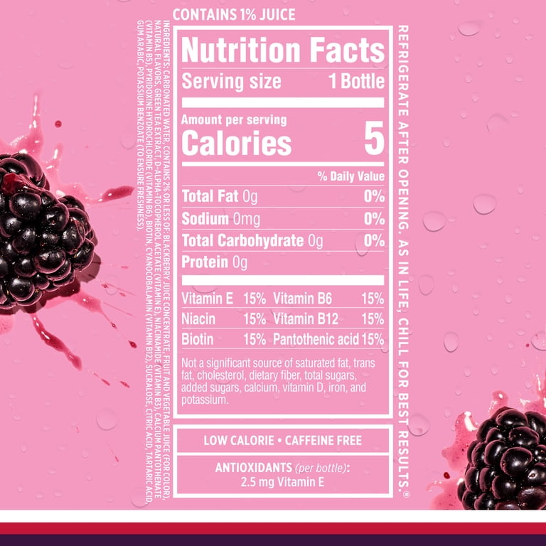 Sparkling Ice Black Raspberry, 17 fl oz, 12 Count photo 6