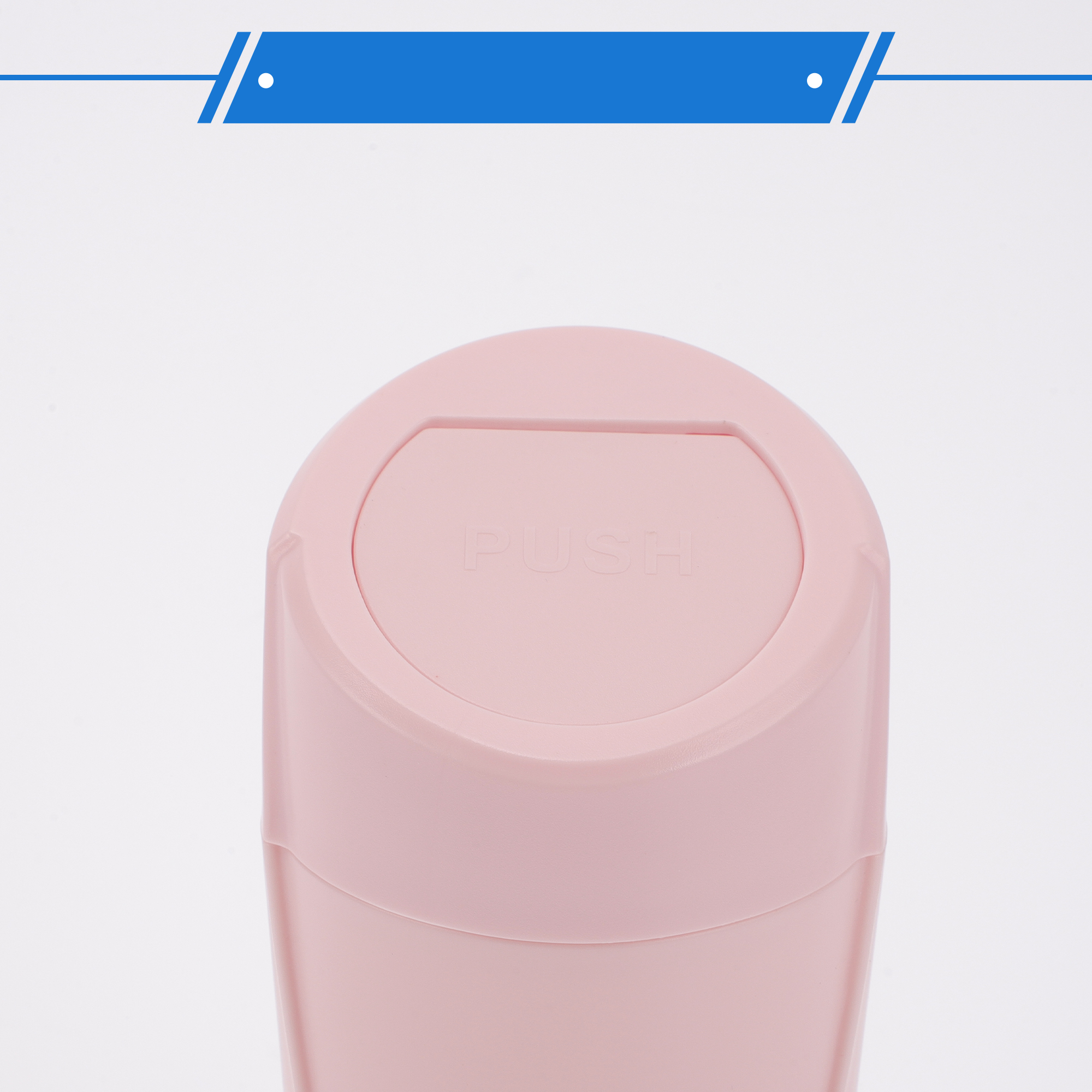 Unique Bargains 1 Pcs Car Trash Can 3.1x7.9in Bin Auto Portable ABS Cup Pink