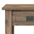 thumbnail image 3 of Simpli Home Monroe 22 inch Solid Acacia Rustic End Table in Rustic Natural Aged Brown (Set of 2), 3 of 5