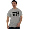 thumbnail image 4 of Republican America First Pro Trump Plus Size Crewneck Graphic Tee Shirt Brisco Brands 3X, 4 of 5