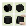 thumbnail image 6 of Flyshop 4Pcs Large Size Chair Leg Caps, Frosted Synthetic Rubber Chair Leg Floor Protectors, Round Furniture Table Feet Covers, Black, 2", 50mm, 6 of 7