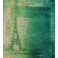 thumbnail image 3 of Ambesonne Paris Duvet Cover Sets, Colorful Ombre Sketch, 2-Twin, Teal Mustard, 3 of 4