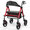 Red, variant on Specared Folding Rollator Walker with 350lbs Heavy Duty, 16" Wide Seat 33"-41" Adjustable Height Lightweight Walkers with Wheels, Purple