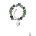thumbnail image 2 of Lord Guide Me Green Christmas Bead Bracelet, 2 of 4