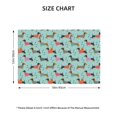 thumbnail image 3 of Rocae Christmas Dachshund Printed Heat Resistant Place Mats,Classic Hemstitch Cloth Fabric Placemats Imitation Linen Place Mat Table Mats 18x12 inch, 3 of 9