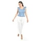 thumbnail image 5 of Blusa bordada con olanes Roman Fashion /Juvenil, 3220 (Mezclilla light) azul M, 5 of 6