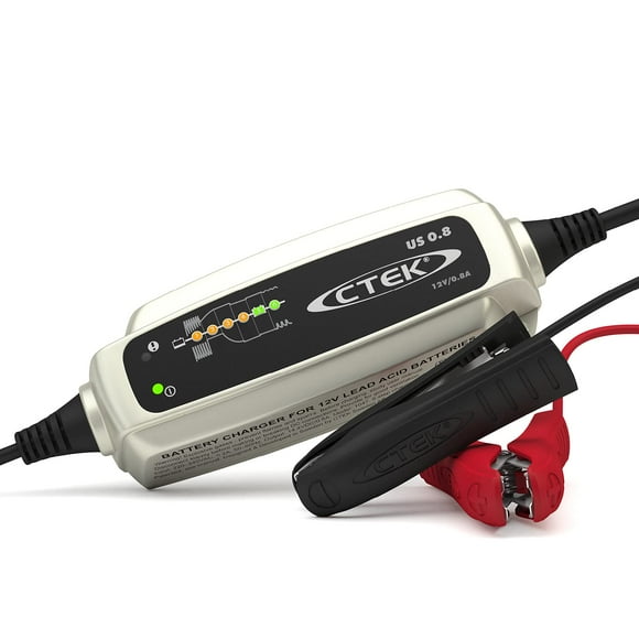 Cargador de baterías CTEK US 0.8 12V totalmente automático de 6 pasos