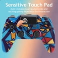 thumbnail image 6 of Wireless Controller Compatible with P4/P4 Slim/P4 Pro/Windows PC, Colorful Graffiti, 6 of 7