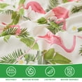 thumbnail image 4 of Gogreen Funda Nórdica King Floral, Juegos de Cama King de Microfibra Suave y Transpirable de 3 Piezas, Funda Nórdica Cómoda King con Patrón, con Cierre de Cremallera (Flamingo, King), 4 of 8