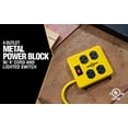 thumbnail image 2 of Coleman Cable 2177N Bloc d'Alimentation en Métal 4 Prises, 2 of 6