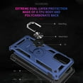 thumbnail image 5 of Compatible with Samsung Galaxy S20 FE Case Built-in 360 Ring Holder Kickstand, Extreme Protection Military Armor Magnetic Car Dual Layer Protective Heavy Duty Phone Cover,Blue, 5 of 6