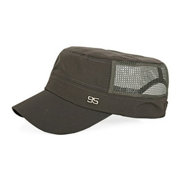 Adjustable Outdoor Sun Hats Baseball Cap Casual Flat Mesh Hat For Men