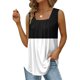 thumbnail image 4 of Puntoco Camisetas básicas sin mangas para mujer Camiseta sin mangas estampada para mujer Top suelto, 4 of 5
