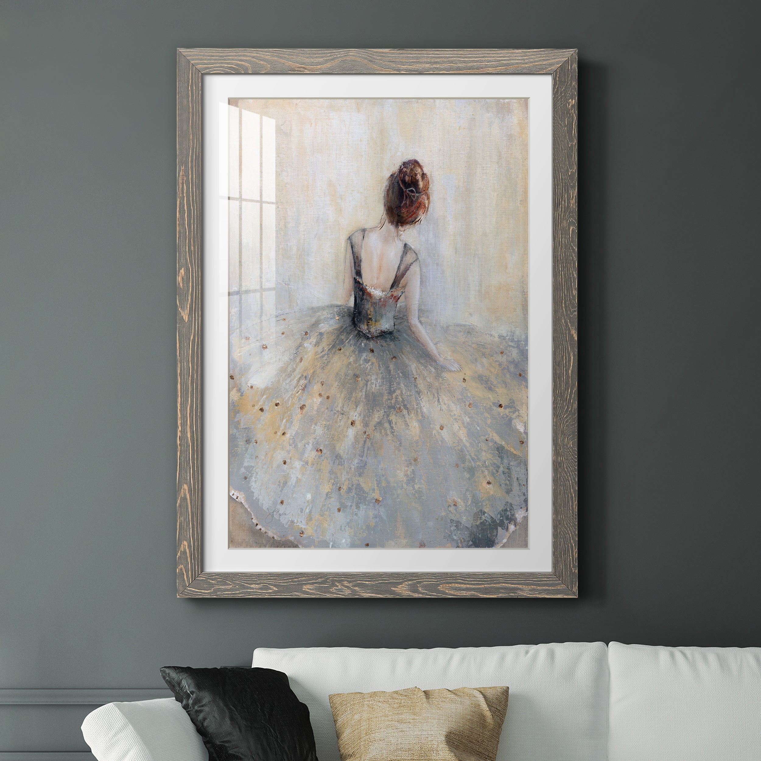Beautiful Contemplation - Premium Framed Print - Distressed Barnwood Frame - Ready to Hang