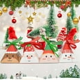 thumbnail image 4 of Christmas Candy Paper Boxes 24 Packs with Ribbon, Triangular Holiday Packaging for Cookies, Chocolates & Small Gifts, 4 of 9