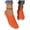 Orange, variant on Miqool Women's Breathable Knit Mesh Slip-On Mule Sneakers, Lightweight Backless Walking Shoes for Casual Daily Wear