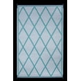 thumbnail image 2 of Faulkner Patio Mat 68901 Diamond Design; 68 Inch Length x 36 Inch Width; Turquoise/White; Polypropylene; Reversible Fabric; Without Grommets/Storage Bag; With Corner Tie-Downs, 2 of 4