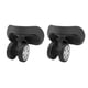 thumbnail image 5 of 1 par de ruedas universales para equipaje, ruedas profesionales silenciosas resistentes al desgaste, repuesto para maleta de equipaje, color negro, 5 of 10