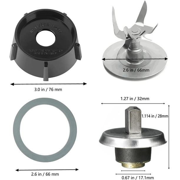 6 Point Fusion Blade Kit for Oster Blender, Quality Replacement