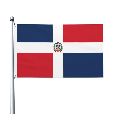Dominican Republic Flag Flags 3 X 5 Foot Printed Bright And Vivid Colors Flag With Two Grommets