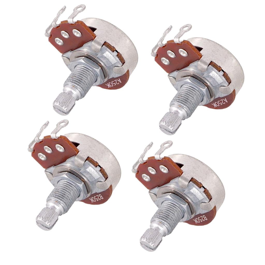 Guitar Potentiometer Audio POTS A250K B250K Volume Electric Guitar Pack
