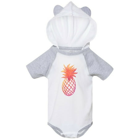 

Inktastic Yellow Orange and Pink Pineapple Gift Baby Boy or Baby Girl Bodysuit