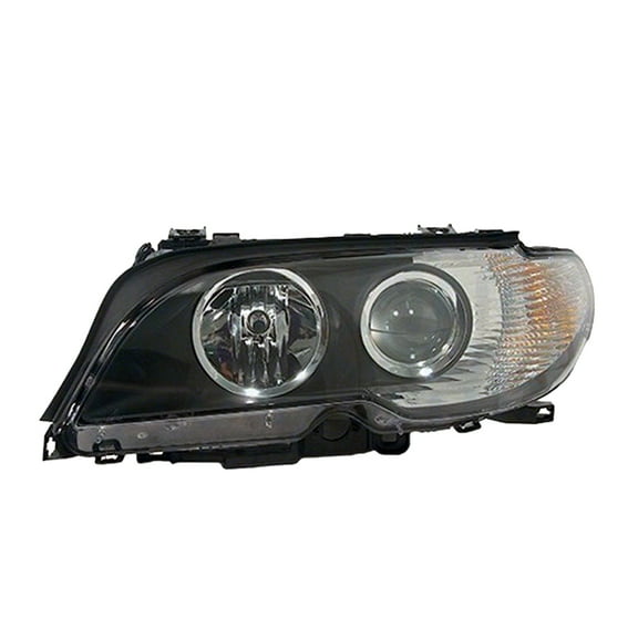 Kai New OEM Replacement Driver Side Headlight Lens and Housing, Fits 2003-2006 BMW 3 Series Convertible