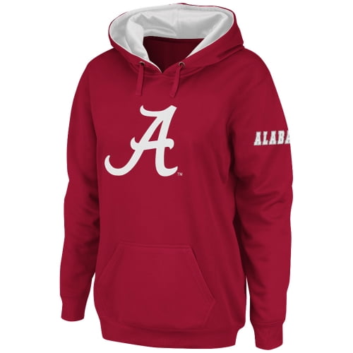 Alabama Crimson Tide Stadium Athletic Women's Big Logo Pullover Hoodie - Crimson - Walmart.com 