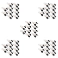 thumbnail image 3 of relayinert Rail de Rideau Robuste 10 Pcs Rail Coulissant Robuste Crochet de Transport Roulant Support de Plafond Solide et Durable Blanc Noir Style 5 5Ensemble, 3 of 6