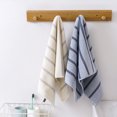 thumbnail image 2 of Nvzi 3 toallas de mano para baño, de algodón suave y supersuave, muy absorbentes, ideales para la ducha, la piscina, el spa, el gimnasio y para uso diario. Medidas: 70 x 34 cm (gris)., 2 of 5