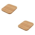 thumbnail image 1 of ZheElen Certified Fast Square Bamboo Wireless Charger Wood Pad Compatible for 70cm 2Set, 1 of 6