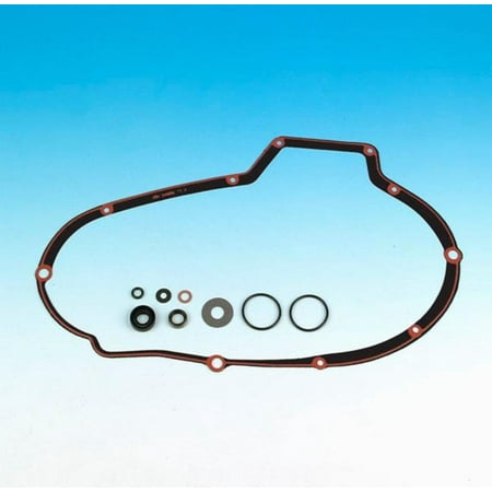 - James Gasket 34955-75-KF Primary Cover Gasket, Seal and O-Ring Kit - Foamet with Bead