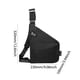 thumbnail image 4 of Bolso Pecho A La para Hombre Riñonera Pequeña Riñonera Gran Capacidad (negro Izquierdo), 4 of 6