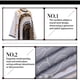 thumbnail image 3 of Capa de peluquero, capa grande para cortar el pelo, capa de salón con broche ajustable para adultos, accesorios de peluquero ideales para estilistas, 55 x 63 pulgadas (blanco), 3 of 6