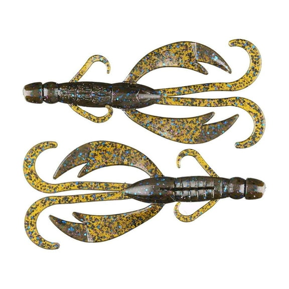 Big Bite Baits 5 inch Battle Bug Soft Plastic Creature Bait (Vegas Flash)