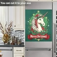 thumbnail image 6 of Ryvnso Merry Christmas Unicorn Dishwasher Magnetic Refrigerator Magnet Cover Kitchen Home Decorative 23"x26", 6 of 6