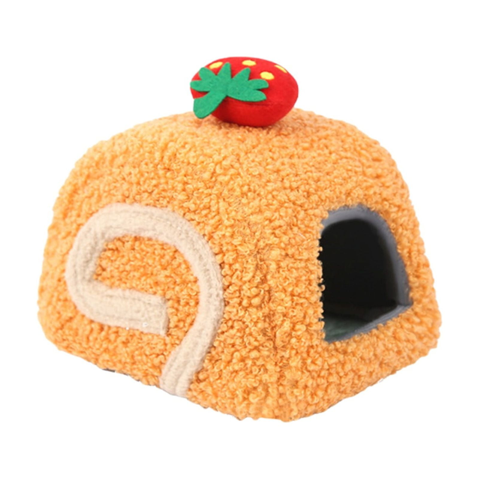 Soft Cotton Small Pet Hideout Bed with Warm Enclosed Nest Cave and Cozy Sleeping Pocket for Hamsters Guinea Pigs and Small Animal Indoor Cage Sleeping Resting Hiding Comfort